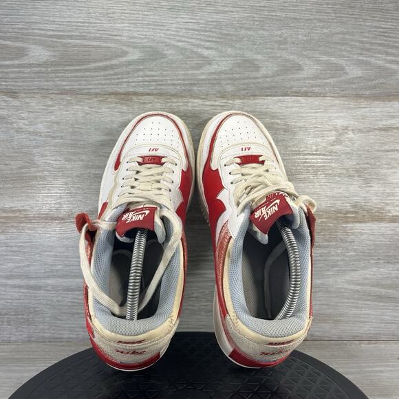 Nike Women’s Air Force 1 Low Shadow Cracked Sneaker Size 9.5 - Picture 6 of 8